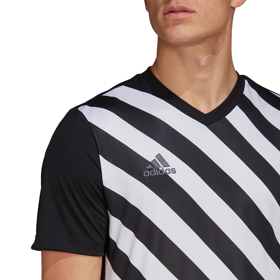 Koszulka męska adidas Entrada 22 Graphic Jersey czarno-biała HF0126