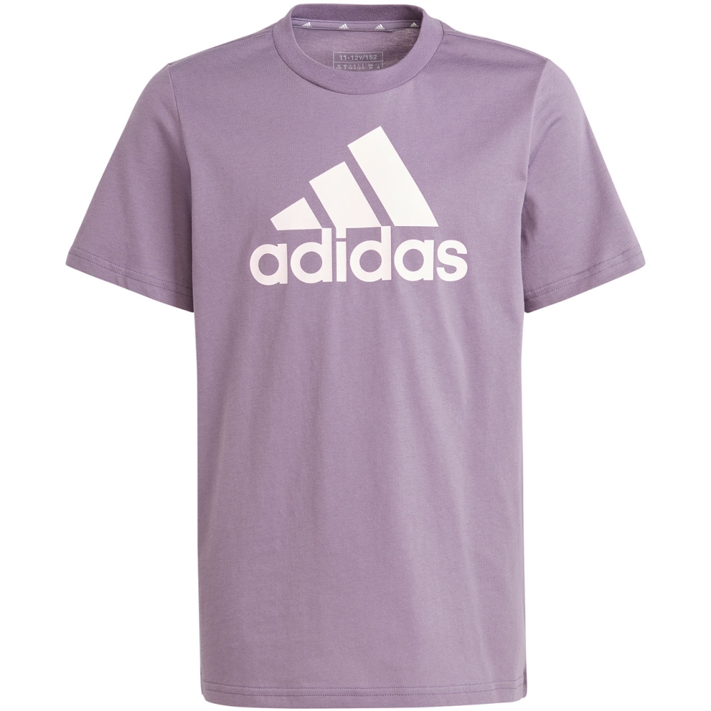 Tricou Camasa 's T- adidas Essentials Big Logo Cotton purple IJ7061 copil