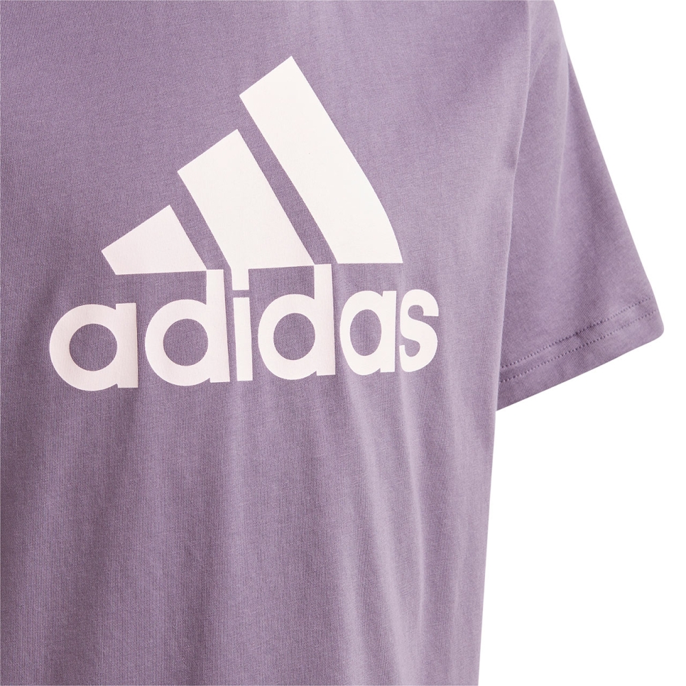 Tricou Camasa 's T- adidas Essentials Big Logo Cotton purple IJ7061 copil