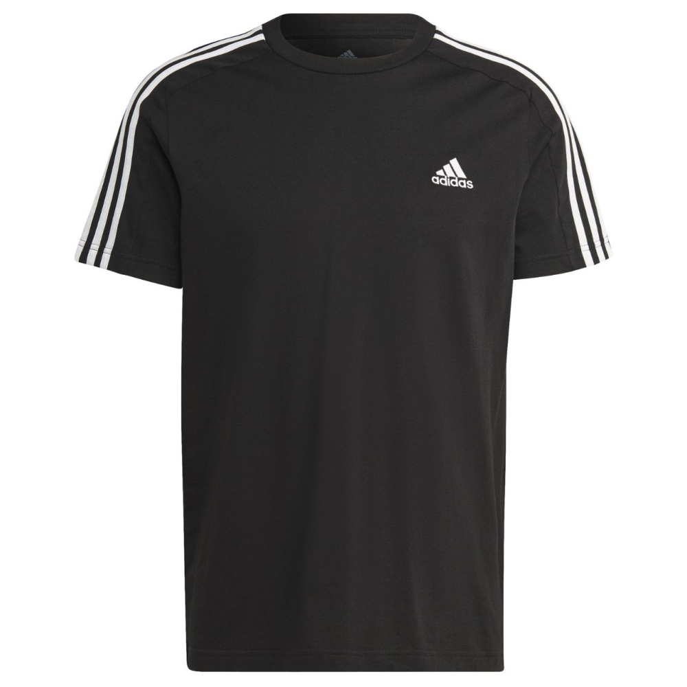 Tricou Men's Adidas Essentials Single Jersey 3-Stripes black IC9334