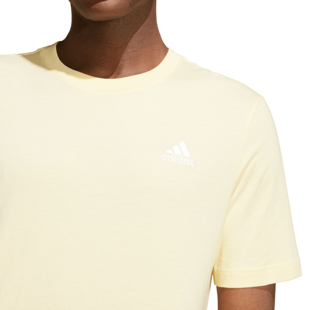 Camasa adidas Essentials Single Jersey Embroidered Small Logo Men's T- Yellow IX0121