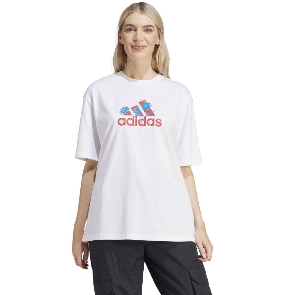 Camasa Adidas Flower Pack Badge of Sport 's T- white IT1421 dama