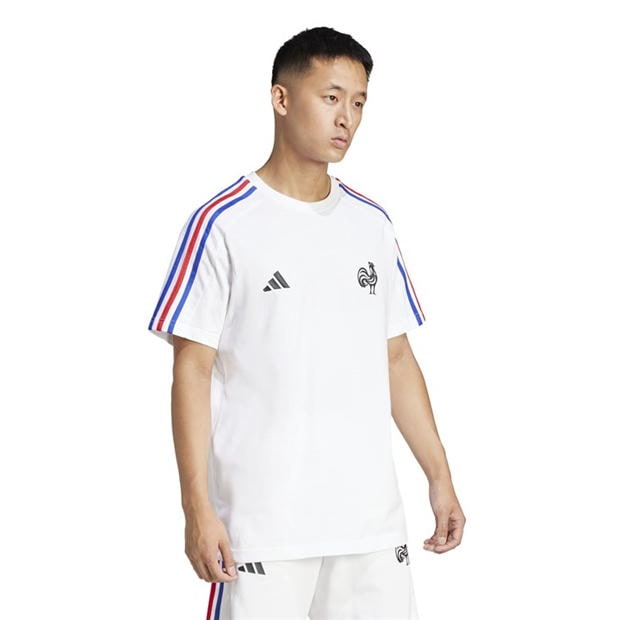 Camasa adidas France Essentials 3-Stripes T- barbat