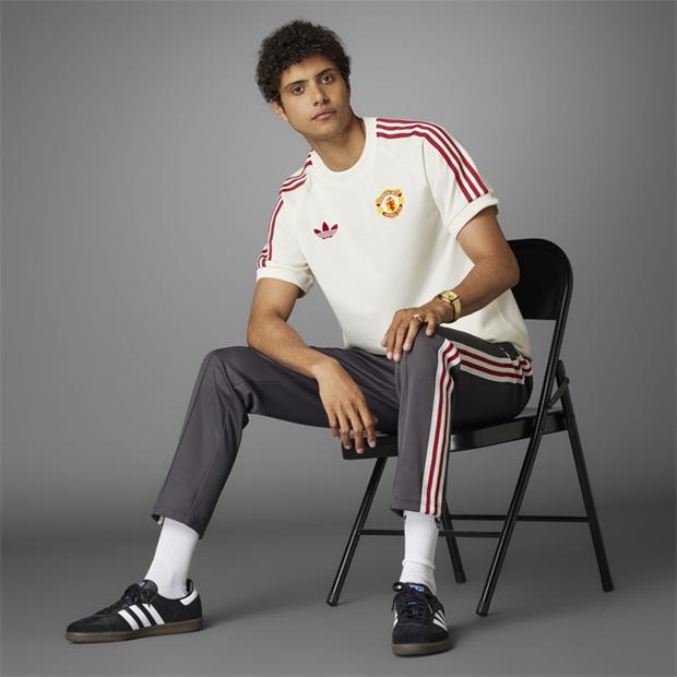 Camasa adidas Originals Manchester United Adicolor Classics 3-Stripes T- adulti