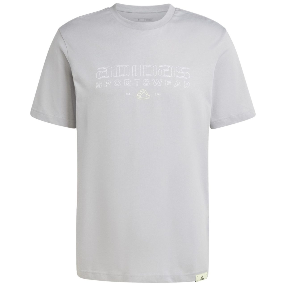 Camasa adidas Tech Linear Graphic Men's T- Gray IY0728