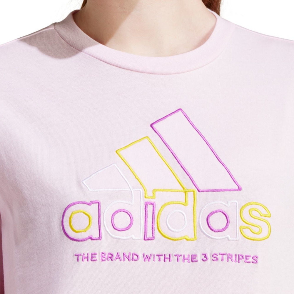 Camasa 's T- adidas Xpress Logo pink IY3413 dama