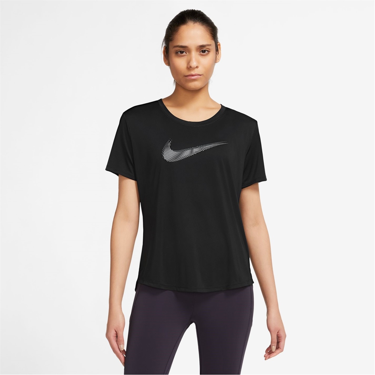 Nike Dri-FIT Swoosh Short-Sleeve Running Top dama