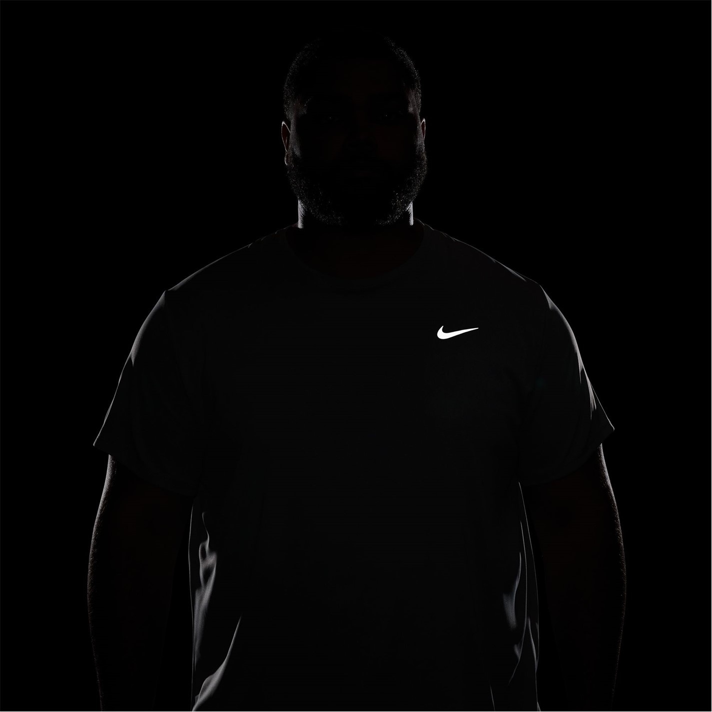 Nike DriFit Miler Running Top barbat