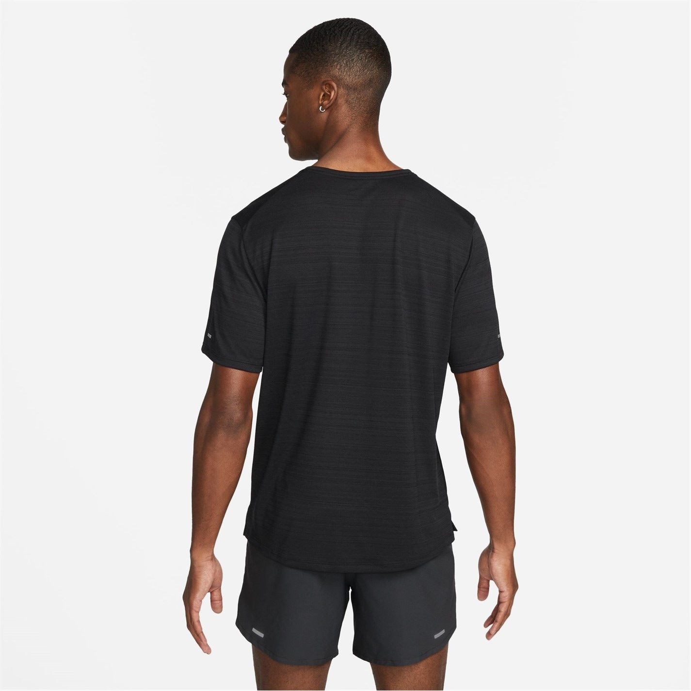 Nike DriFit Miler Running Top barbat