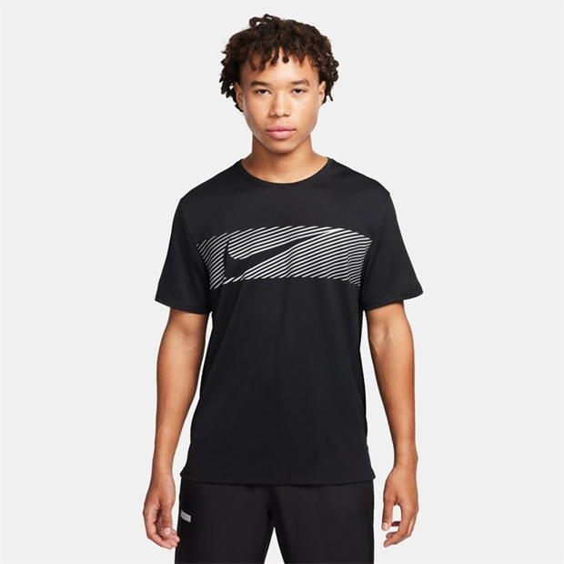 Nike Miler Flash Dri-FIT UV Short-Sleeve Running Top barbat