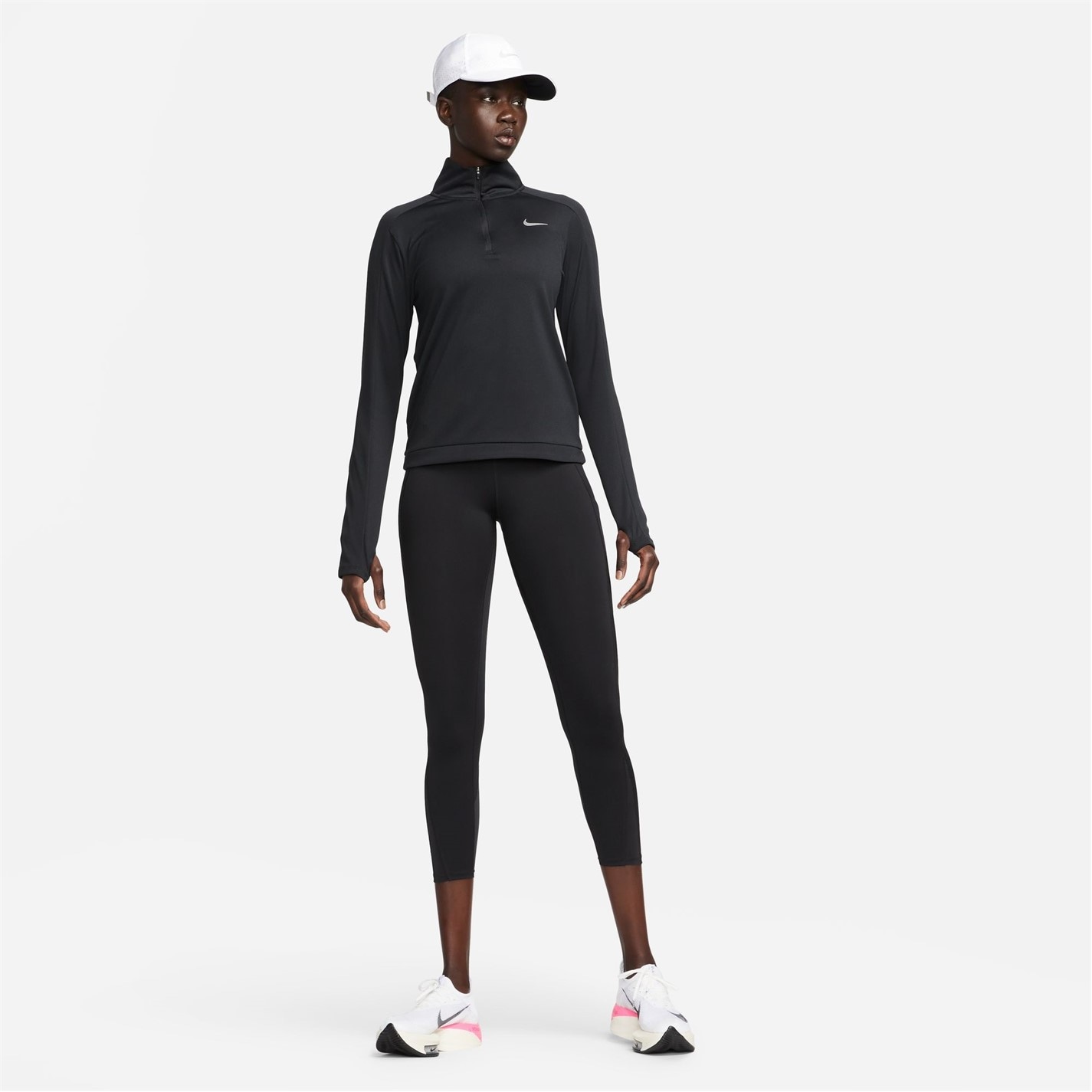 Nike Pacer Long-Sleeve 1/2-Zip Running Top dama