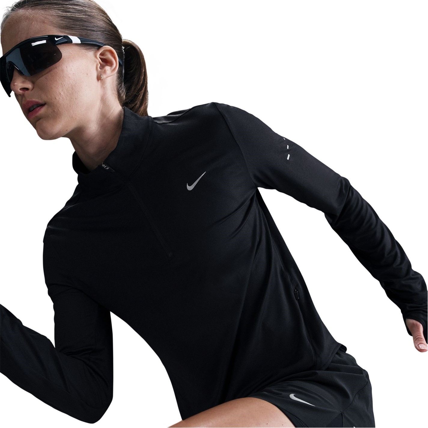 Nike Swift 1/4-Zip Running Top dama