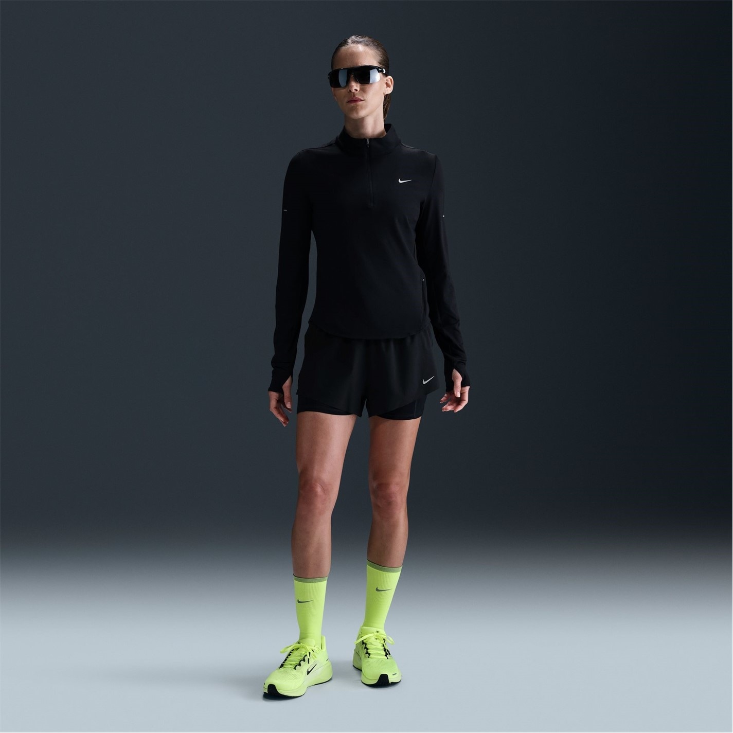 Nike Swift 1/4-Zip Running Top dama