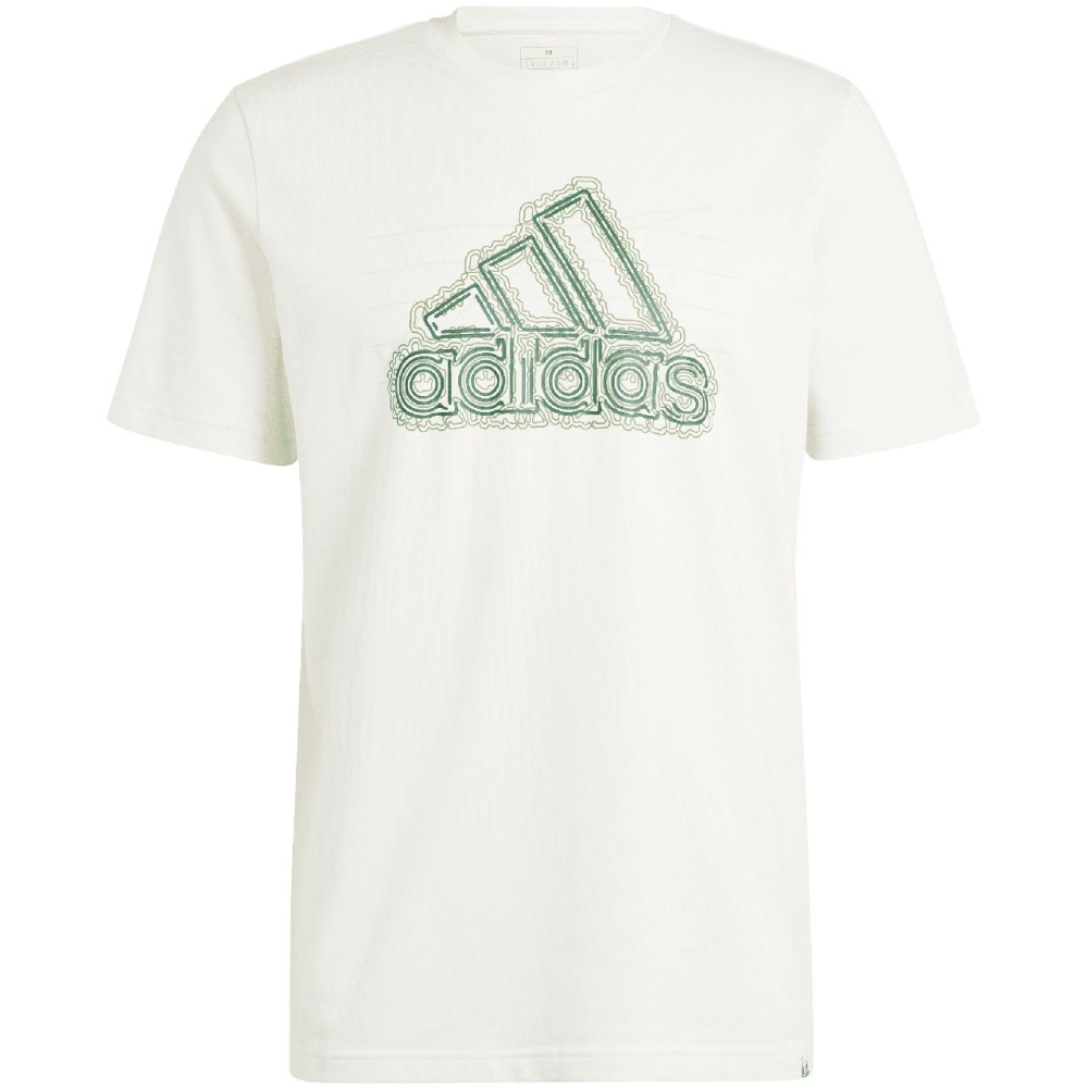 Tricou barbati adidas Growth Badge Graphic crem IS2873