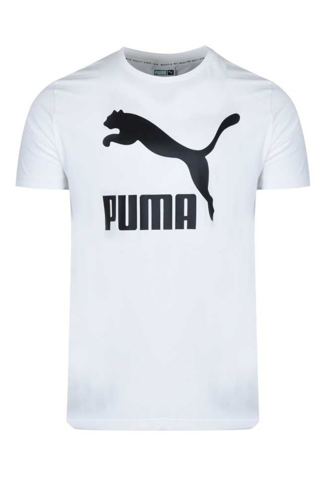 Tricou barbati puma clasics logo tee alb