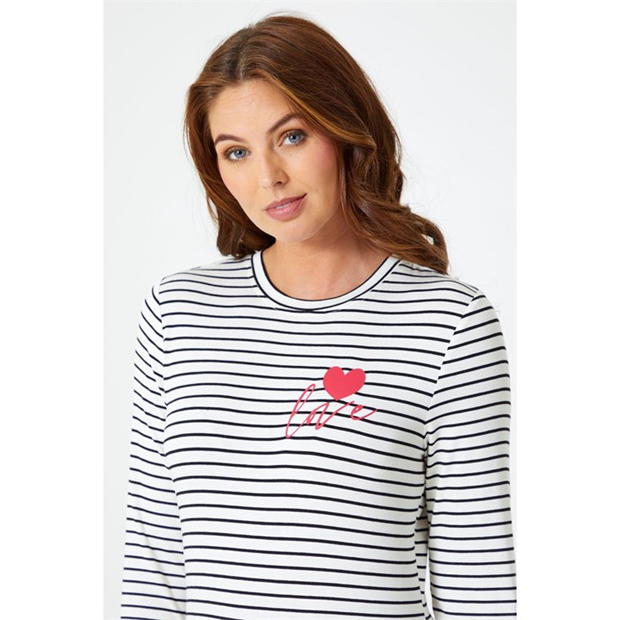 Camasa Be You You Maneca Lunga Stripe Love T-