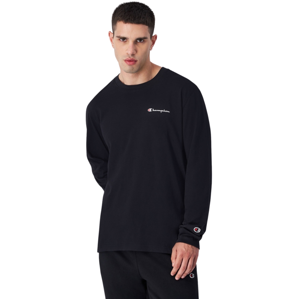 Camasa Champion Crewneck Maneca Lunga Men's T- black 220265 KK001