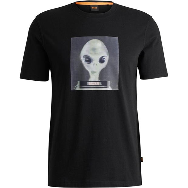 Camasa Boss Cotton Jersey Alien T-