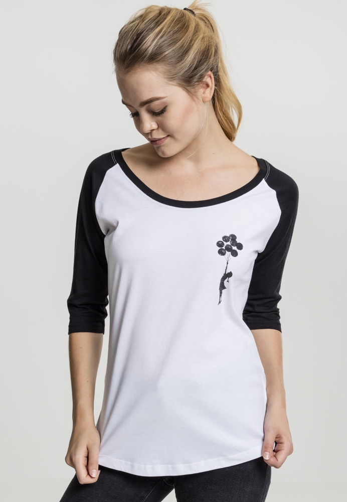 Tricou Banksy Balloons Raglan dama Merchcode