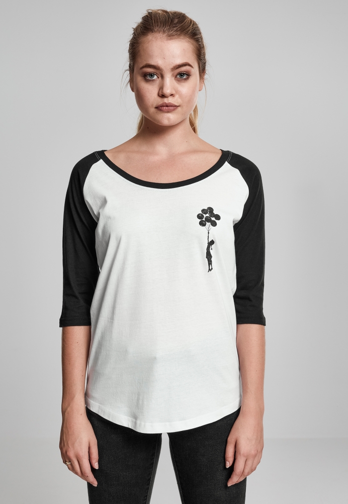 Tricou Banksy Balloons Raglan dama Merchcode