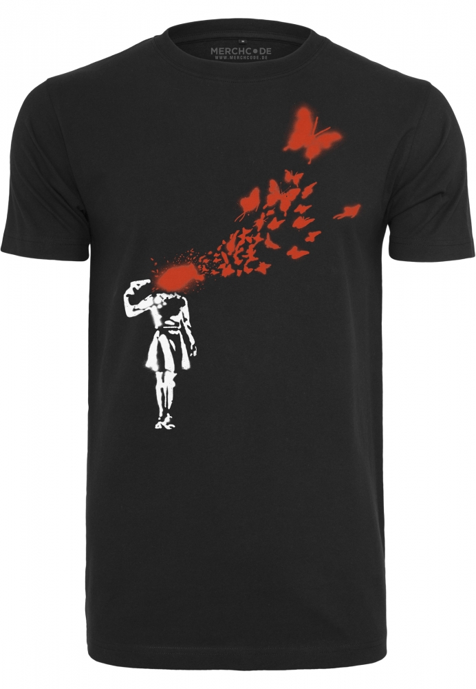 Tricou Banksy Butterfly Merchcode