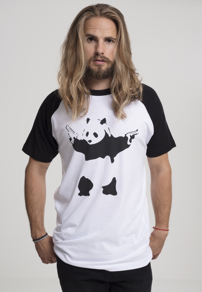 Tricou Banksy Panda Raglan Merchcode