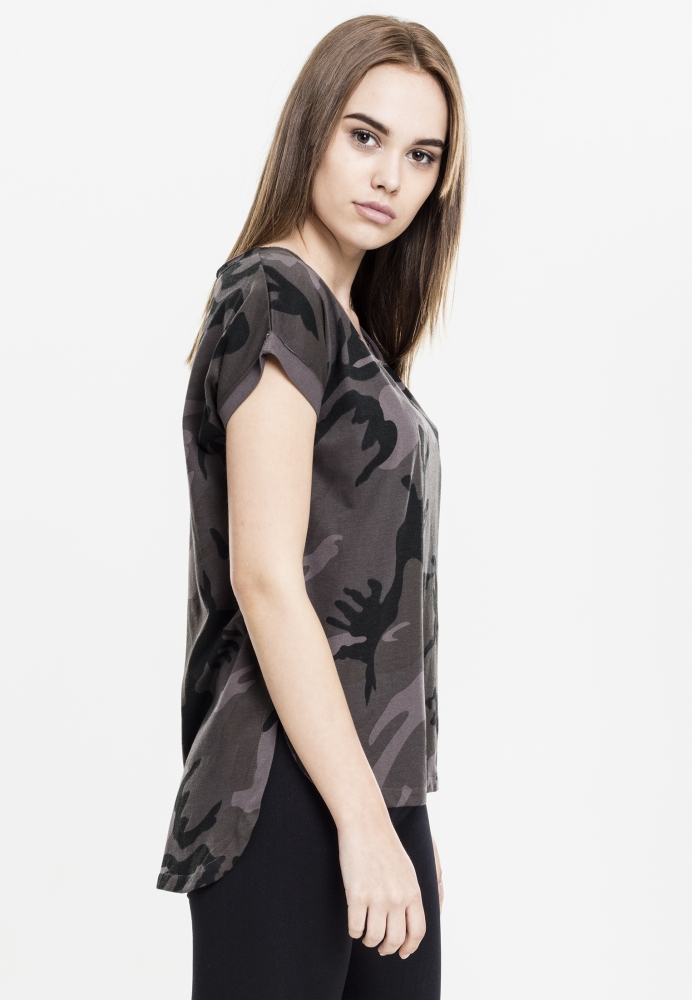 Tricou Camo Back Shaped dama Urban Classics