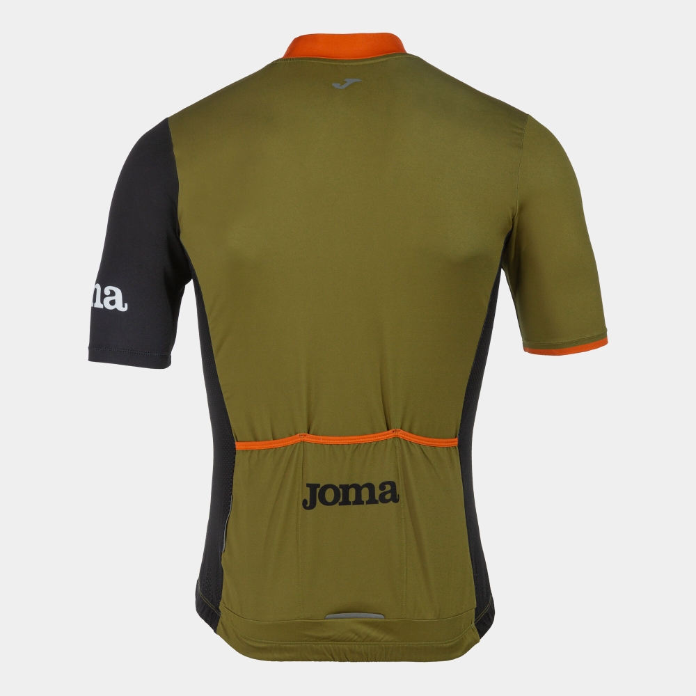 Crono Cycling Jersey Khaki Black Joma