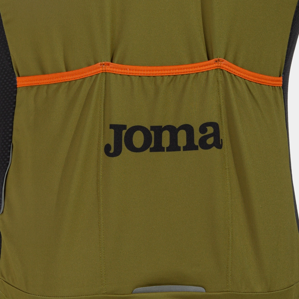 Crono Cycling Jersey Khaki Black Joma