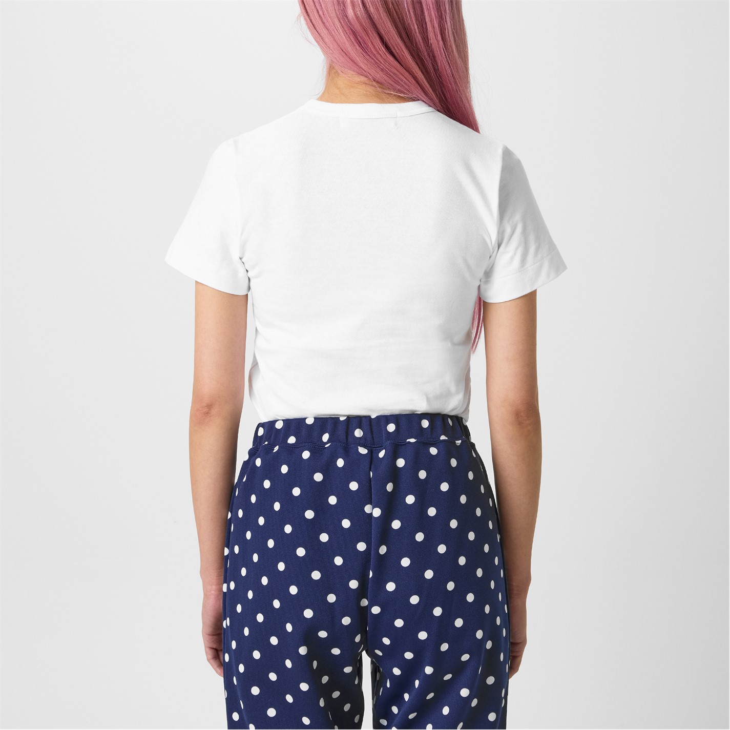 Camasa COMME DES GARCONS PLAY Big Heart Polka-Dot T-