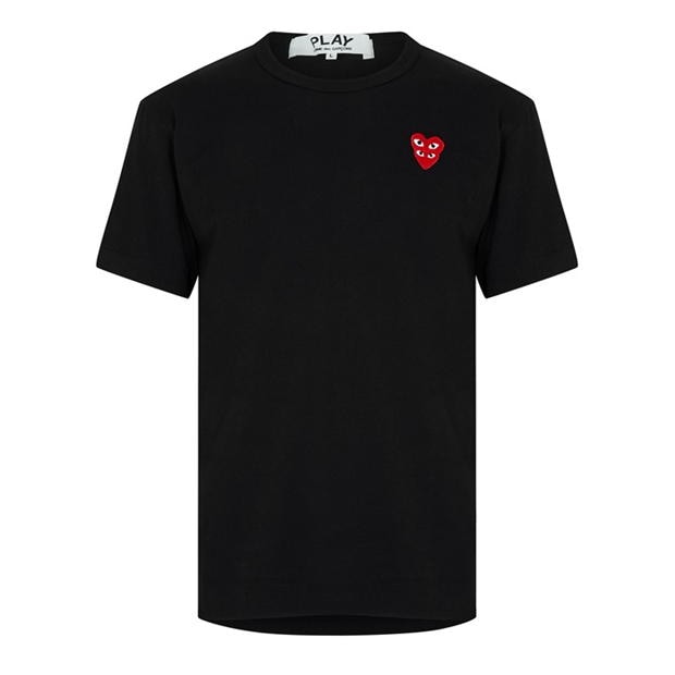 Camasa COMME DES GARCONS PLAY Embroidered Hearts T-