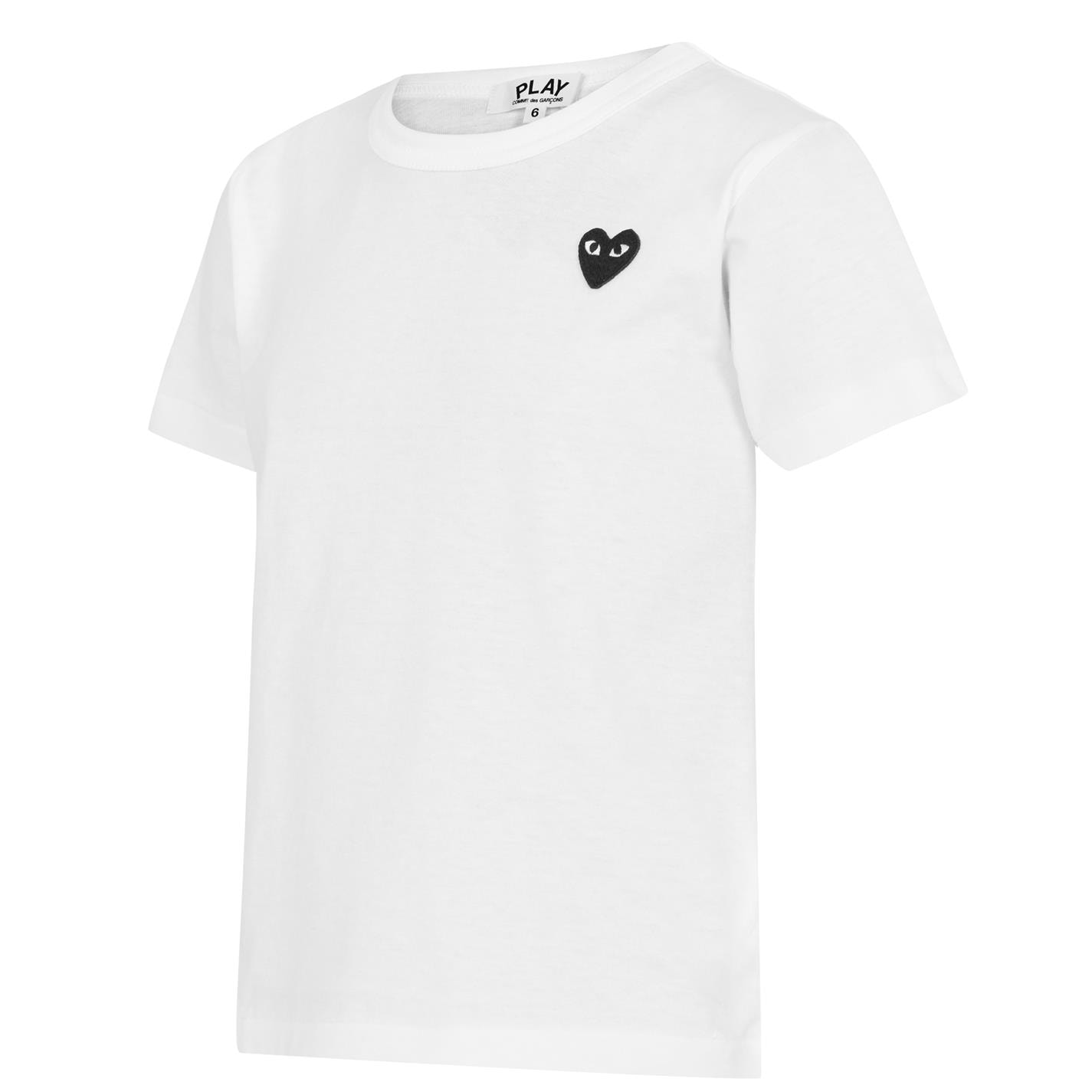 Camasa COMME DES GARCONS PLAY Embroidered Peeping Heart T- copil