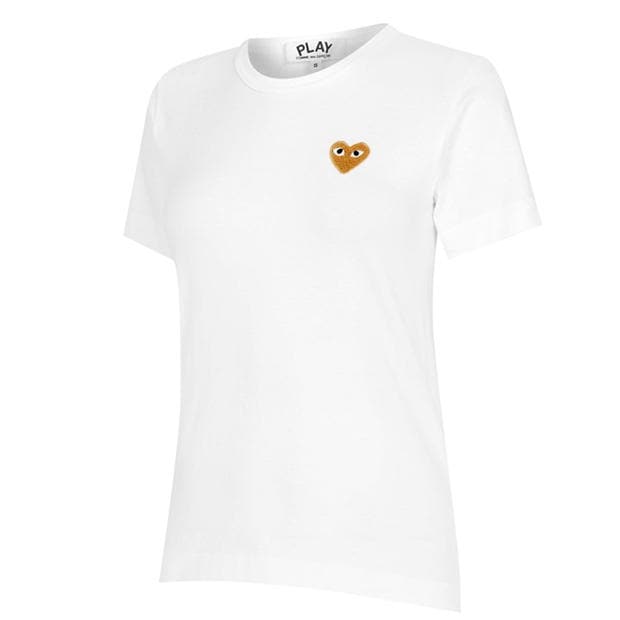 Camasa COMME DES GARCONS PLAY Gold Heart T-