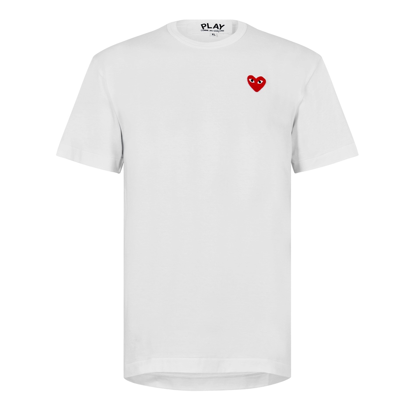 Camasa COMME DES GARCONS PLAY Heart Logo Embroidery T-