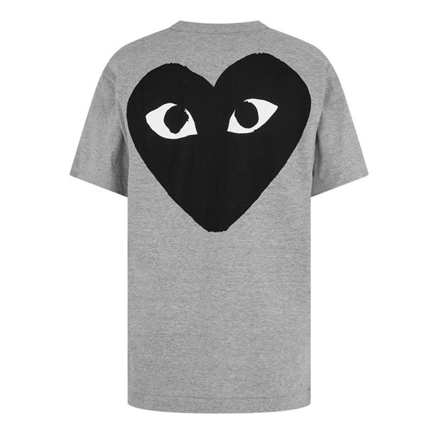 Camasa COMME DES GARCONS PLAY Logo Crew Neck T-