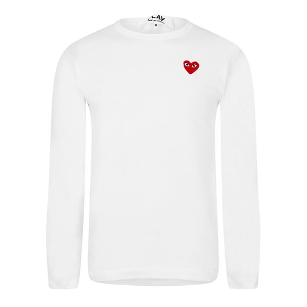 Camasa COMME DES GARCONS PLAY Peeping Heart Maneca Lunga T-