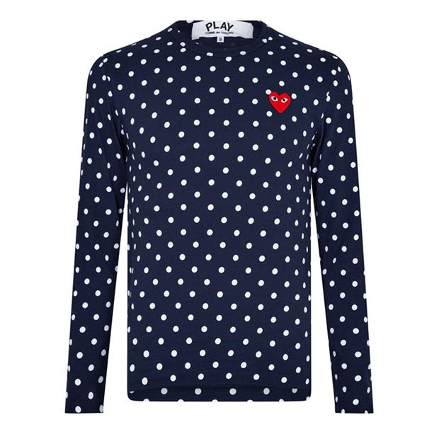 Camasa COMME DES GARCONS PLAY Polka Dot Heart T-