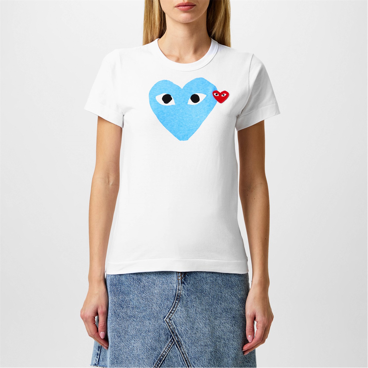 Camasa COMME DES GARCONS PLAY Printed Peeping Hearts T