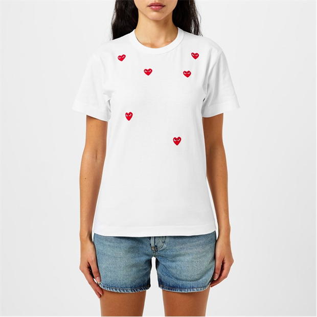 Camasa COMME DES GARCONS PLAY Scattered Hearts T-