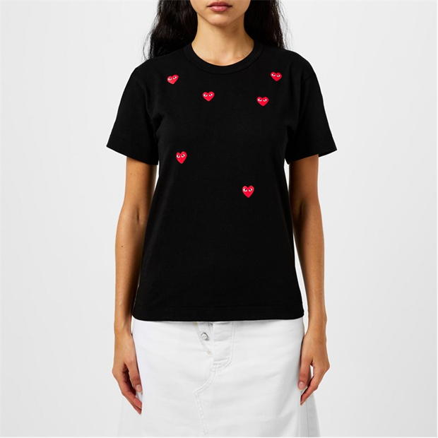 Camasa COMME DES GARCONS PLAY Scattered Hearts T-