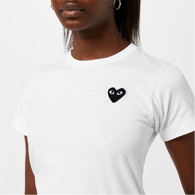 Camasa COMME DES GARCONS PLAY Small Peeping Heart T-