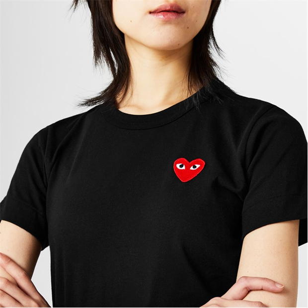 Camasa COMME DES GARCONS PLAY Small Peeping Heart T-