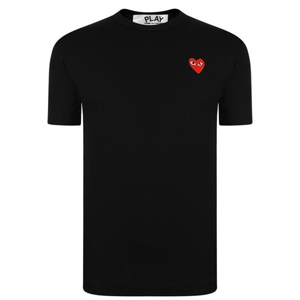 Camasa COMME DES GARCONS PLAY Small Peeping Heart Patch T-