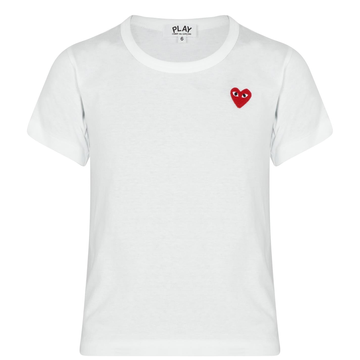 Camasa COMME DES GARCONS PLAY Small Red Peeping Heart T- copil