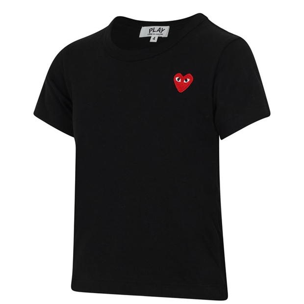 Camasa COMME DES GARCONS PLAY Small Red Peeping Heart T- copil