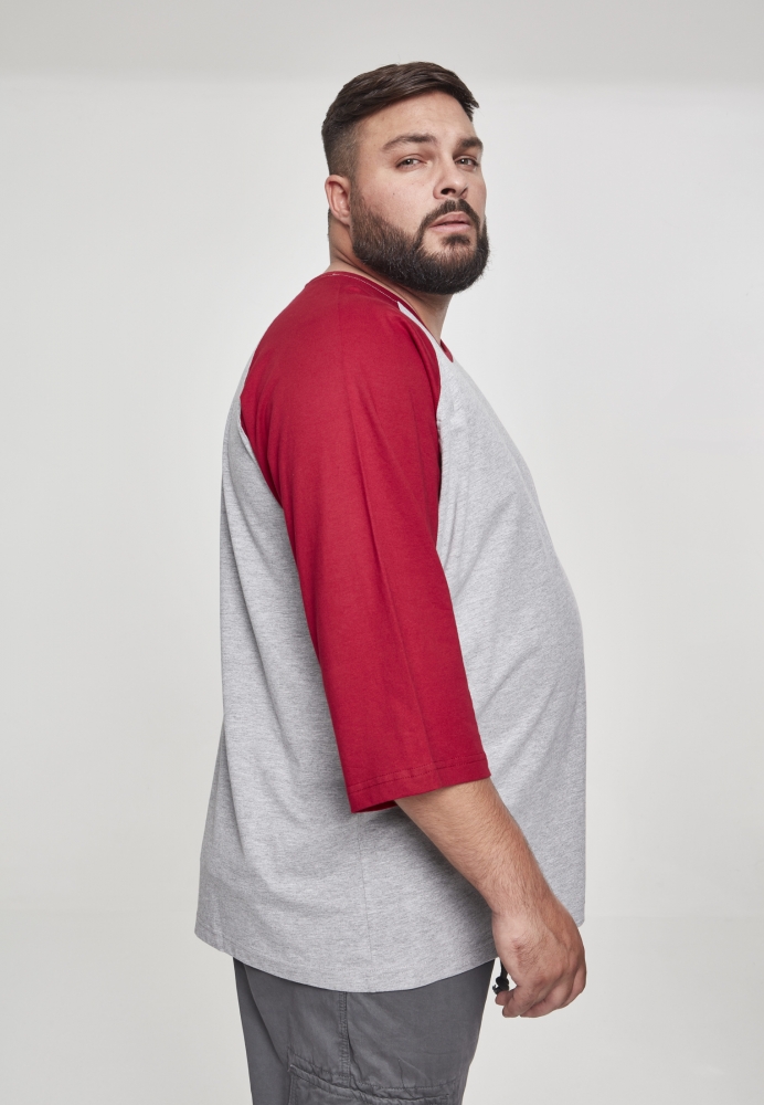 Tricou Contrast 3/4 Sleeve Raglan Urban Classics