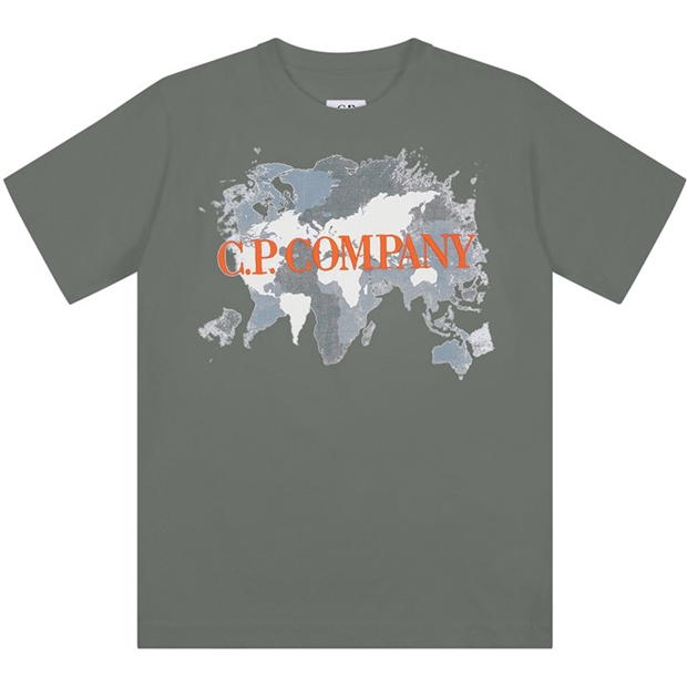 Camasa CP COMPANY Atlas Print Cotton T- copil