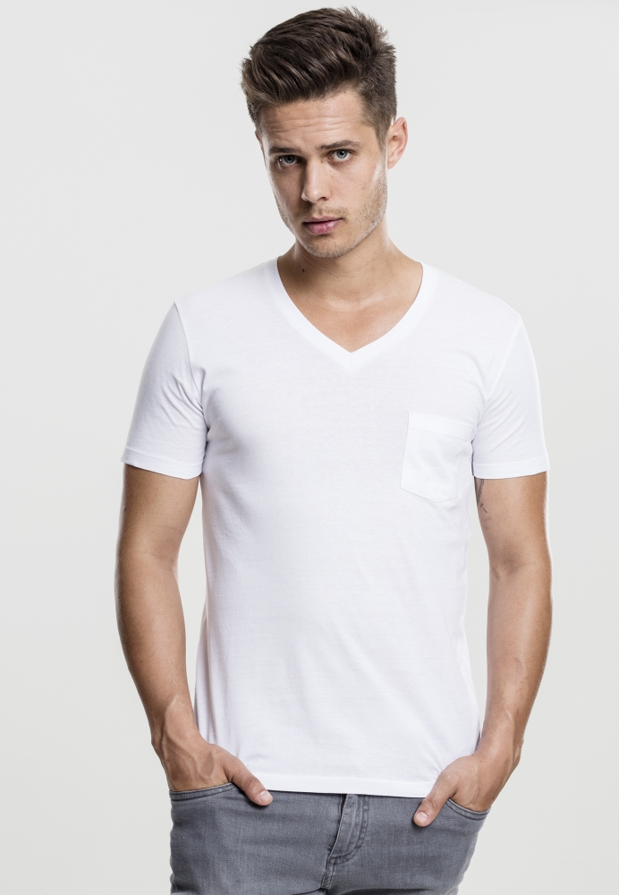 Tricou V-Neck Pocket Urban Classics