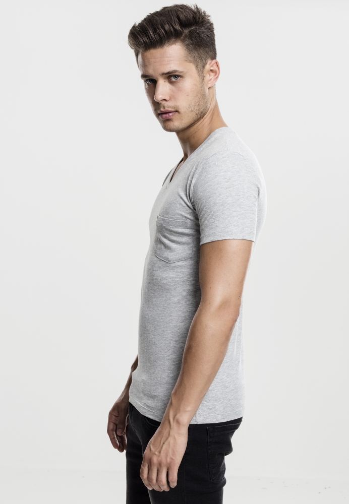 Tricou V-Neck Pocket Urban Classics