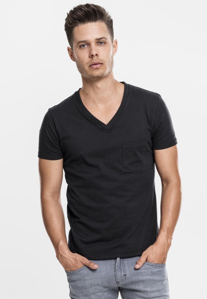 Tricou V-Neck Pocket Urban Classics